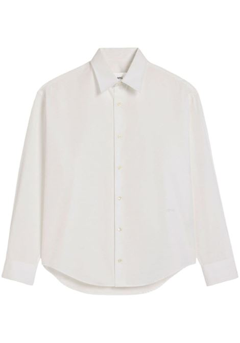 Camicia squadrata in bianco di AMI Paris - unisex AMI PARIS | USH176CO0063100